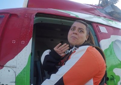 Beszállás a helikopterbe